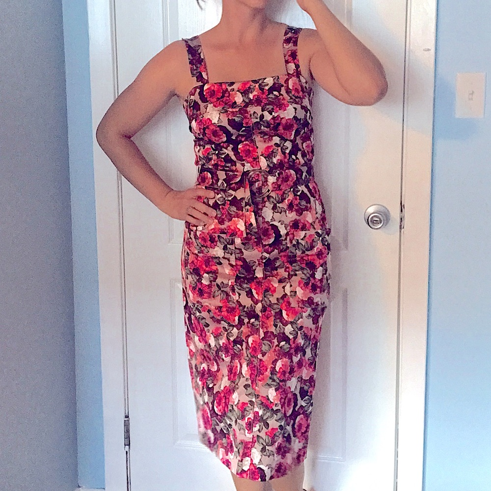 Floral midi dress